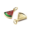 Brass Enamel Charms KK-Z114-04G-2