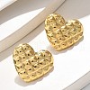 304 Stainless Steel Stud Earrings EJEW-U047-18G-2