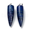Natural Lapis Lazuli Pendants G-D040-01P-B10-2