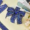 Polyester Jacquard Rhombus Ribbons OCOR-WH0082-140A-6