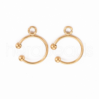 Ion Plating(IP) 304 Stainless Steel Ear Cuff Findings STAS-S116-308G-1