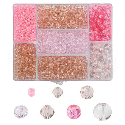 Transparent Glass Beads EGLA-YW0003-88-1