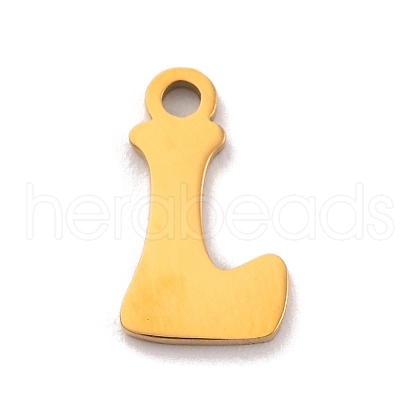 201 Stainless Steel Charms STAS-U016-01G-L-1
