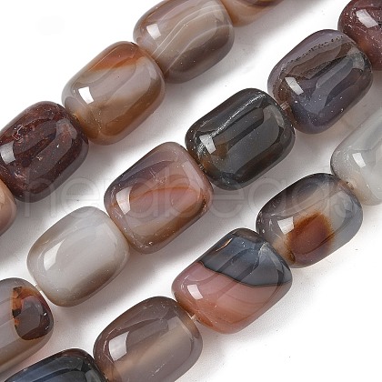 Natural Agate Beads Strands G-H295-F01-16-1
