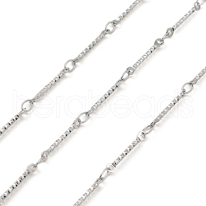 Tarnish Resistant 304 Stainless Steel Rectangle Link Chains CHS-G025-12P-1