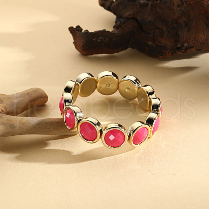 Acrylic Flat Round Bangles FS-WGBB717-04-1