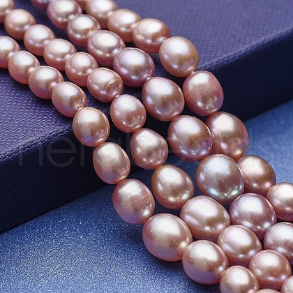 Natural Cultured Freshwater Pearl Graduated Beads Strands PEAR-P060-05C-01-1