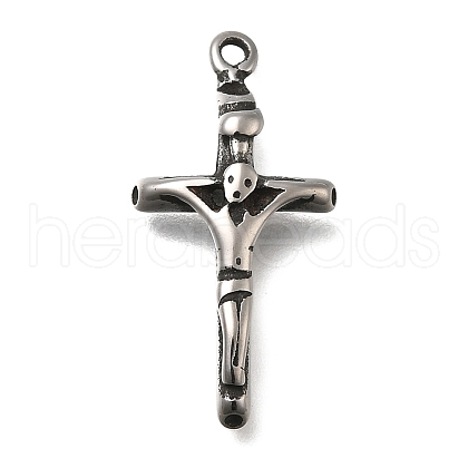 304 Stainless Steel Pendants STAS-L284-58AS-01-1
