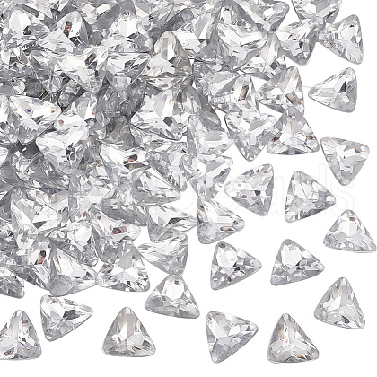 Olycraft 100Pcs Pointed Back Acrylic Rhinestone Cabochons TACR-OC0001-11-1