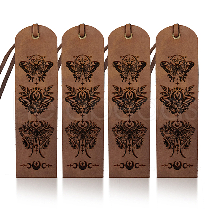 Cowhide Leather Labels AJEW-WH0386-0050-1