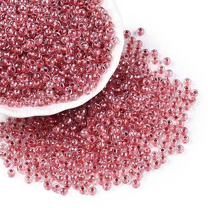 6/0 Transparent Inside Colours Glass Seed Round Beads X1-SEED-N006-004L-1