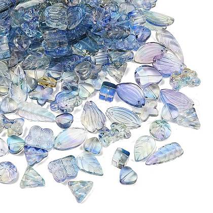 Gradient Color Transparent Glass Beads GLAA-B026-01L-1