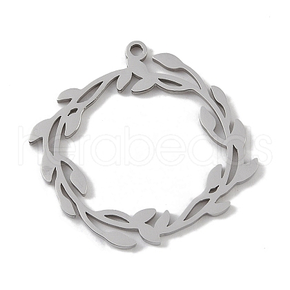 Non-Tarnish 304 Stainless Steel Pendants STAS-B062-07P-1