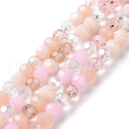 Glass Beads Strands X-GLAA-E036-09E-1