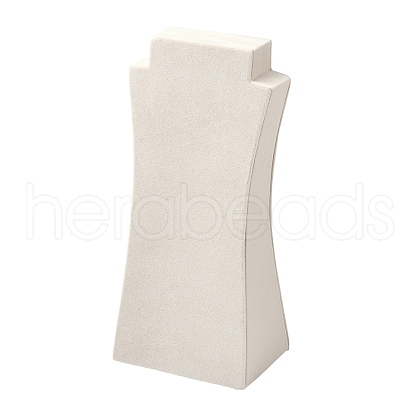 Human Body Shaped Velvet Jewelry Necklace Display Stands NDIS-H042-02B-1-1