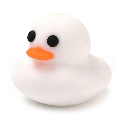 Duck Food Grade Silicone Focal Beads SIL-Q030-05B-1