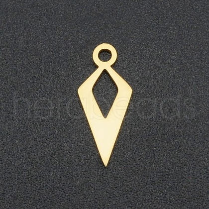 201 Stainless Steel Open Back Bezel Pendants STAS-R111-LA173-6-1