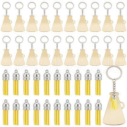   DIY Blank Keychain Making Kit DIY-PH0020-79B-1