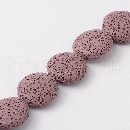 Natural Lava Rock Beads Strands G-L435-06-16-1