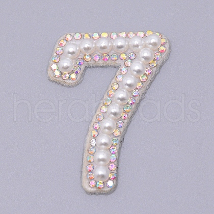 Imitation Pearls Patches DIY-WH0190-89C-1