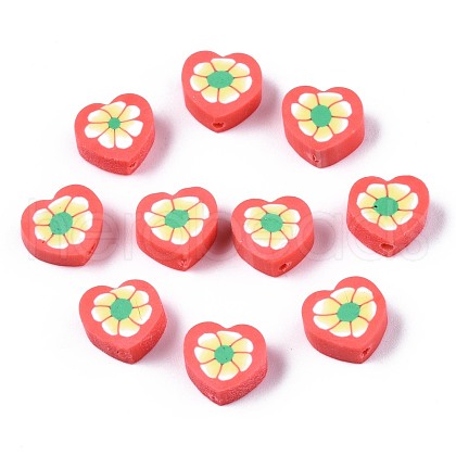 Handmade Polymer Clay Beads CLAY-N011-013C-1