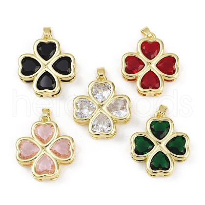 Brass Glass Pendants KK-R226-05G-1