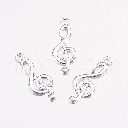 Treble Clef Pendants TIBEP-R315-S-LF-1
