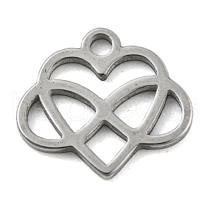 Non-Tarnish Laser Cut 304 Stainless Steel Charms STAS-G323-03P-1
