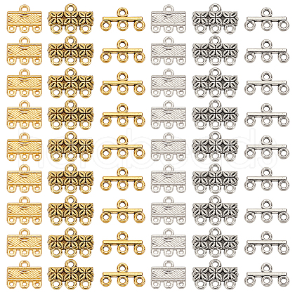   84Pcs 6 Styles Alloy Chandelier Components Links FIND-PH0020-20-1