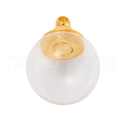 Glass Bottle Pendants GLAA-K056-10A-G-1