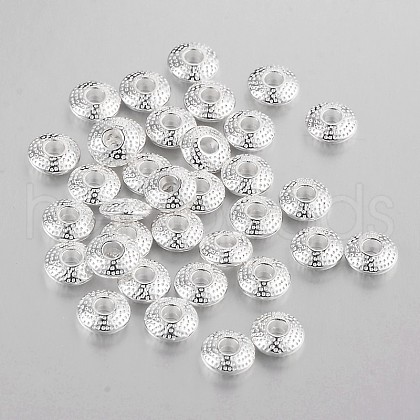 Tibetan Style Alloy Spacer Beads X-TIBEB-R011-S-LF-1