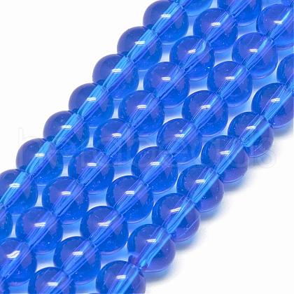 Glass Beads Strands GR8mm22Y-1