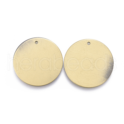 Brass Pendants KK-E719-01AB-18mm-1