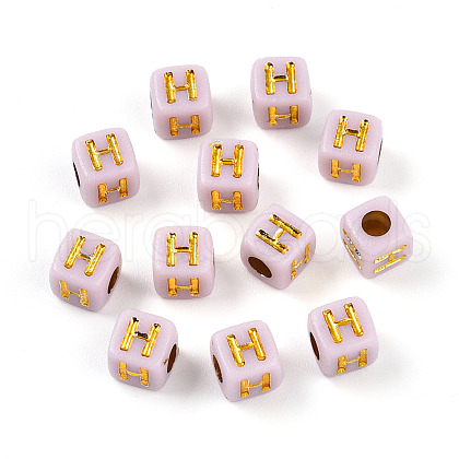 Plating Acrylic Beads OACR-N140-01H-H-1