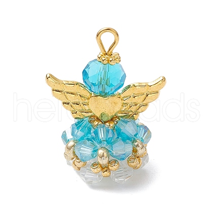 Glass Pendants PALLOY-MZ00664-03-1