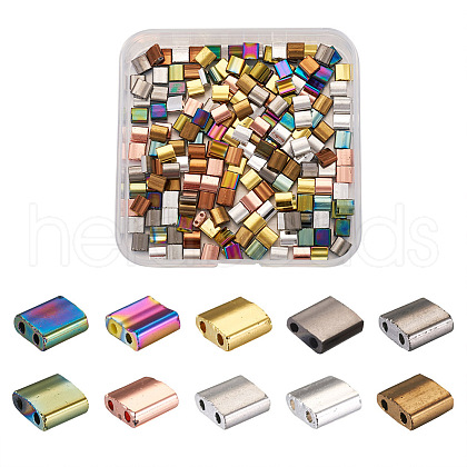 Craftdady 200Pcs 10 Colors Electroplate Glass Seed Beads SEED-CD0001-03A-1