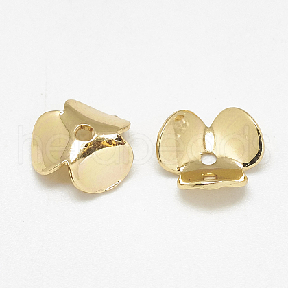 Brass Bead Cap Findings X-KK-S347-144-1