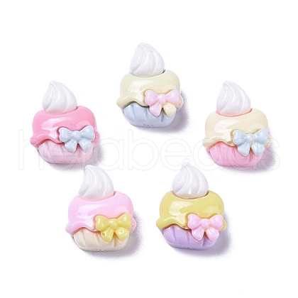 Opaque Cute Resin Decoden Cabochons RESI-B024-01H-1