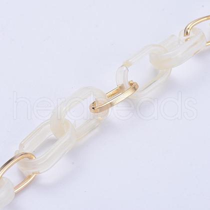 Handmade Paperclip Chains AJEW-JB00606-06-1