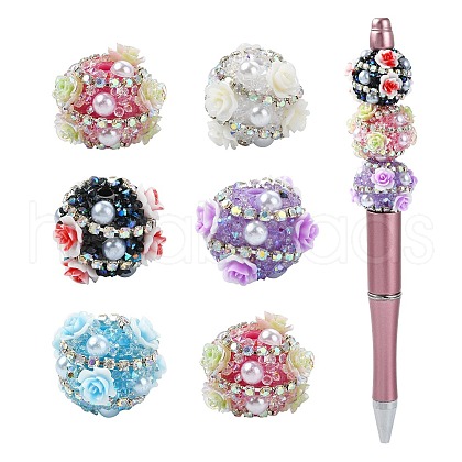Opaque Acrylic Beads OACR-CJC0018-15-1