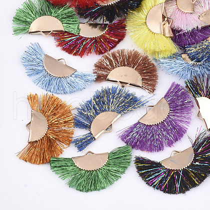 Polyester Tassel Pendants FIND-S305-02-1