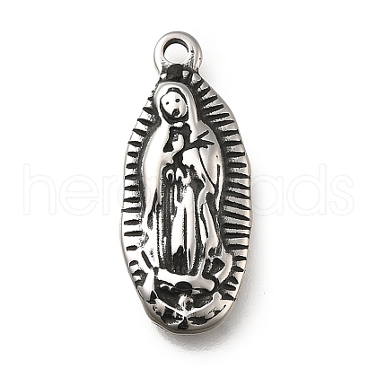 304 Stainless Steel Pendants STAS-L284-05AS-1