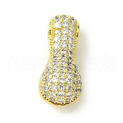 Rack Plating Brass Cubic Zirconia Pendants KK-S378-02G-I-1