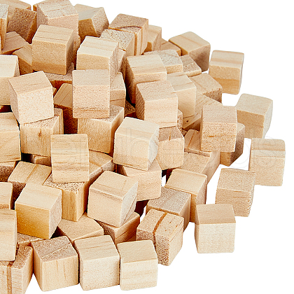 HOBBIESAY 400Pcs Pine Wooden Building Boards for Painting DIY-HY0001-63-1