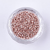 Electroplate Cylinder Seed Beads SEED-Q036-02A-B05-2