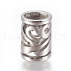 Tarnish Resistant 304 Stainless European Beads STAS-F212-078P-1