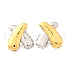 304 Stainless Steel Stud Earrings EJEW-D308-02PG-2