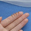 G23 Stainless Steel Clear Cubic Zirconia Threadless Labret Stud WG700A9-25-1