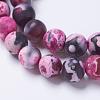 Natural Agate Bead Strands G-E393-8mm-08C-3