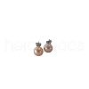 Natural Pearl Ear Studs for Women EJEW-P231-01P-2